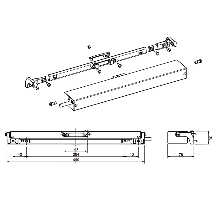 Цепной электропривод MINGARDI MICRO EVO 1 230V/24V