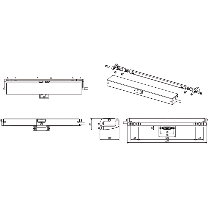 Цепной электропривод MINGARDI MICRO EVO 2 230V/24V