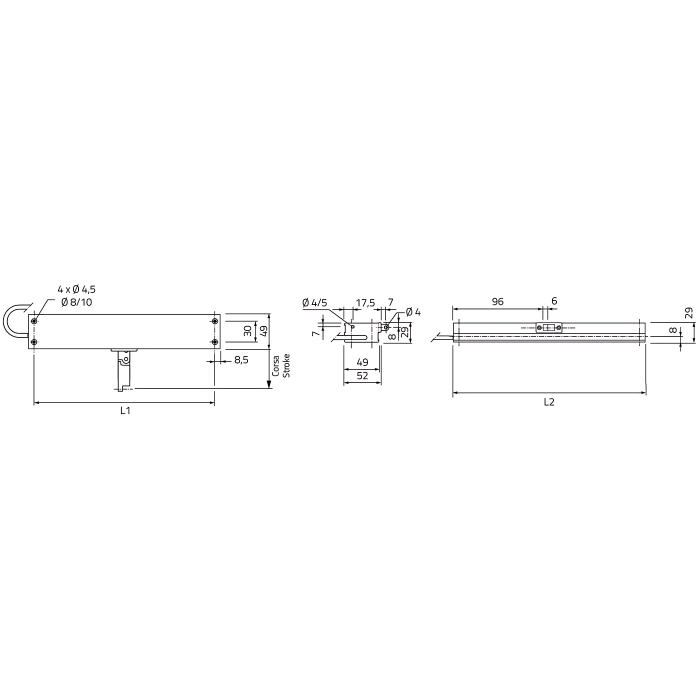 Цепной электропривод MINGARDI MICRO S 230V/24V