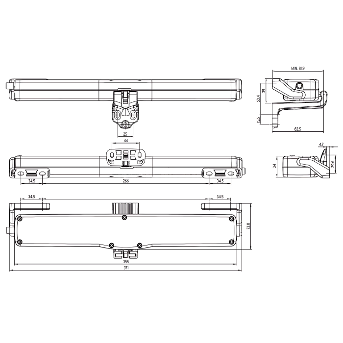 Цепной электропривод NEKOS KATO 253 230V/24V