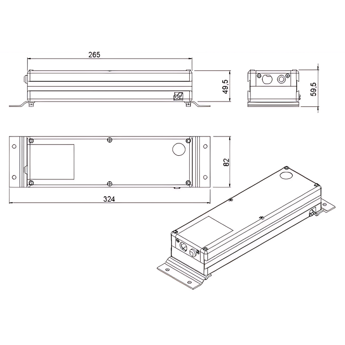 Цепной электропривод APRIMATIC APRILUX 230V